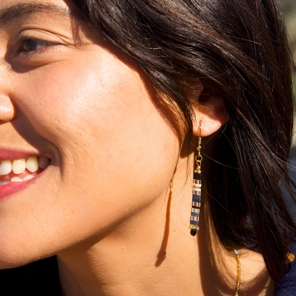 KAWAI Jewellery - Beaded Earrings: Lunar