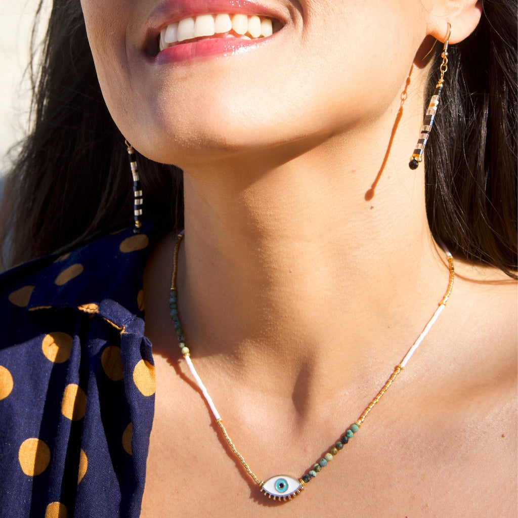 KAWAI Jewellery - Beaded Necklaces: Evil Eye